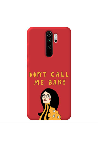 Other Xiaomi Redmi Note 8 Pro Call me baby Red Colored Silicone TPU Θήκη