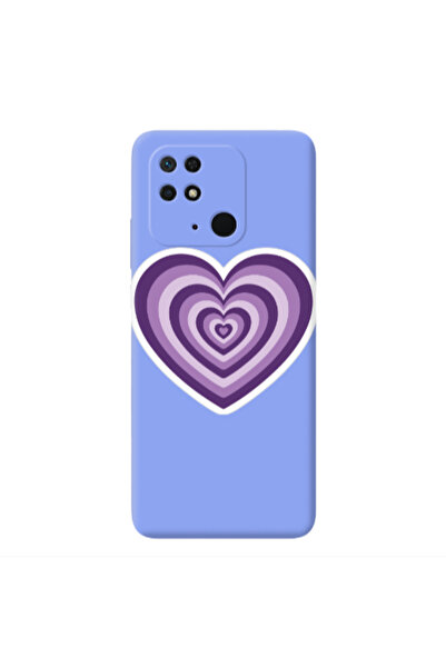 Other Xiaomi Redmi 10C My Heart Is Yours 2 Light Purple Colored Silicone TPU ...