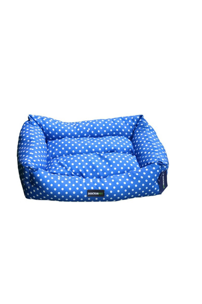 Doctor Pet Makaron Series Rectangle Pet Bed Small - 60x50x19cm - Soft Washabl...