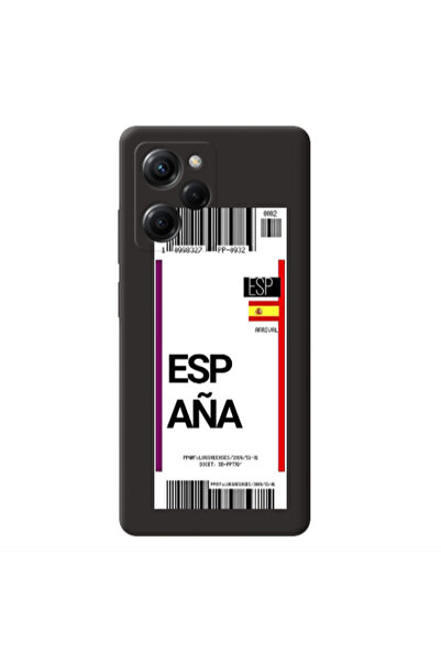 Other Xiaomi Poco X5 Pro Espana Arrival Black Colored Silicone TPU Θήκη