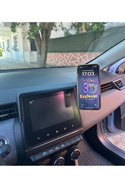 Renault Clio 5-5.5 Ekranlı Modeller İçin Magsafe Telefon Tutucu