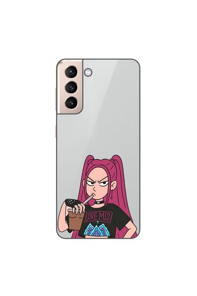 OEM Husa compatibila cu Samsung Galaxy S21 FE Silicon Model KPop Demon Hunter...