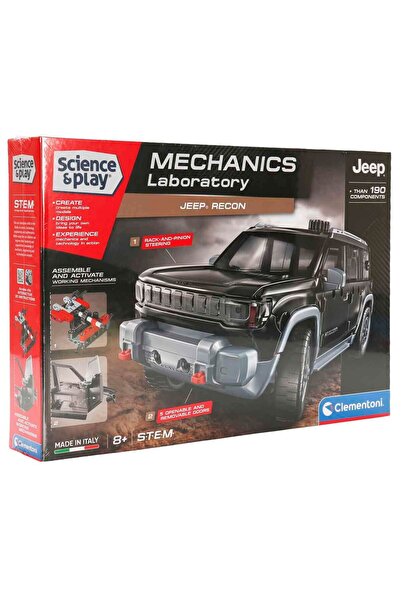 CLEMENTONI Bilim ve Oyun Mechanics Laboratory Jeep Racon
