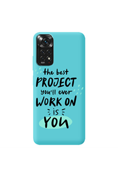Other Xiaomi Redmi Note 11 4G The Best Project Turquoise Colored Silicone TPU...