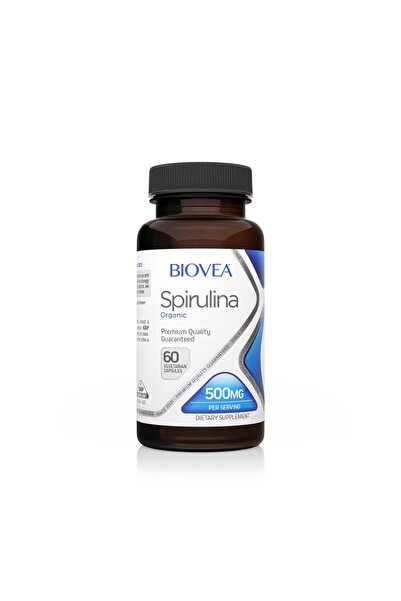 Biovea Spirulina Organică 500 mg, 60 Capsule