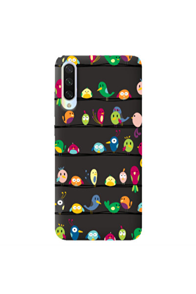 Other Xiaomi Mi 9 Lite birds Black Colored Silicone TPU Θήκη