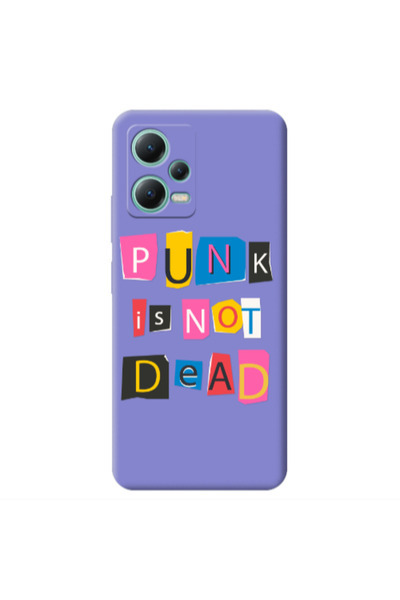 Other Xiaomi Redmi Note 12 Pro 5G Punk is not Dead Purple Colored Silicone TP...