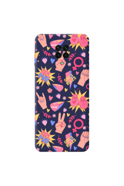 Other Xiaomi Redmi Note 9 Pro Grl Pwr 2 Dark blue Colored Silicone TPU Θήκη