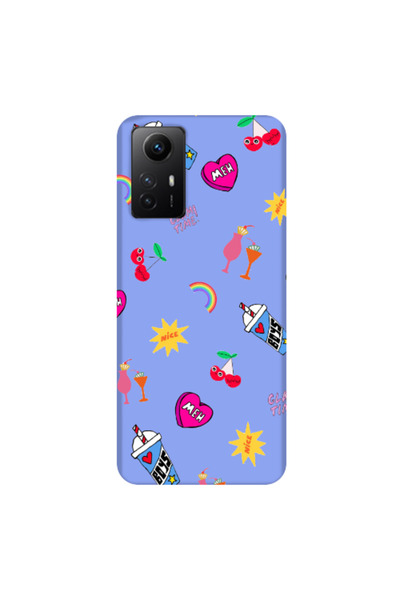 Other Xiaomi Redmi Note 12s glam time Light Purple Colored Silicone TPU Θήκη