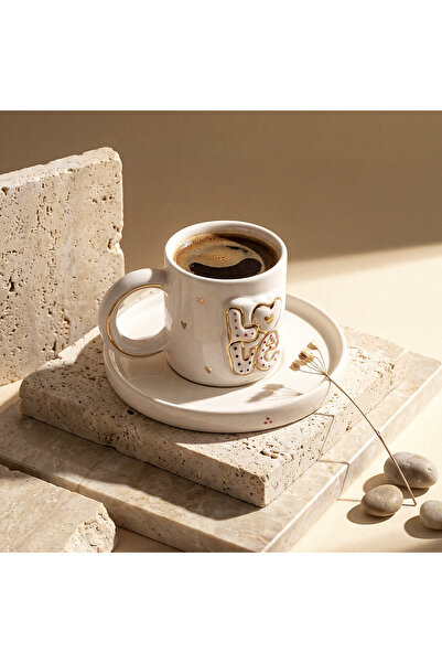 Canarels Love 2 Piece Single Coffee Cup Set 90 ml