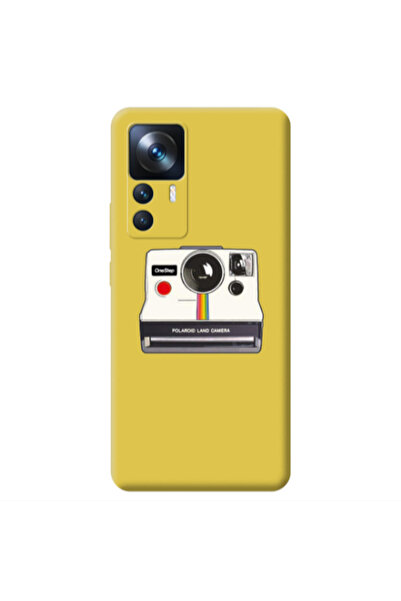 Other Xiaomi Mi 12T Polaroid land camera Yellow Colored Silicone TPU Θήκη
