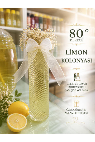 Fürüzan Kolonyaları 80°LİMON KOLONYASI CAM ŞİŞE