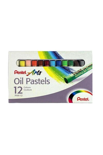 Pentel Arts Oil Pastels 12-Piece Oil Pastel Crayon Set