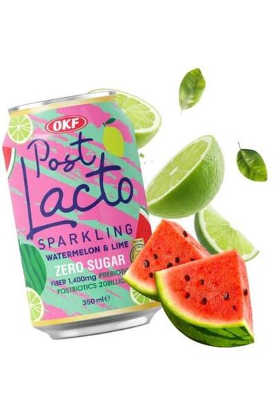 OKF PostLacto Zero Sugar Sparkling Watermelon & Lime Drink 350ml