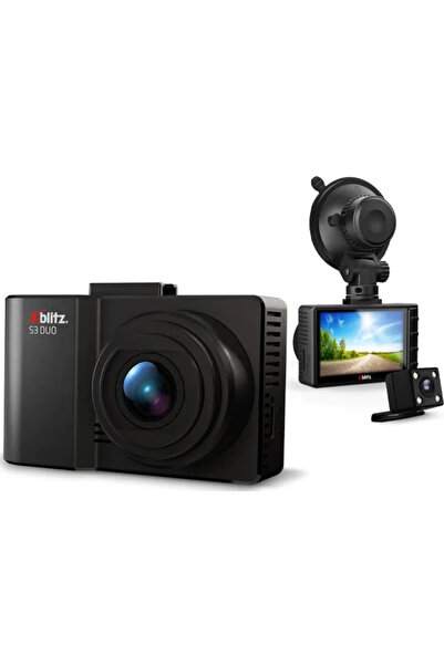Xblitz Cameră auto S3 Duo, video față/spate, Full HD, Negru