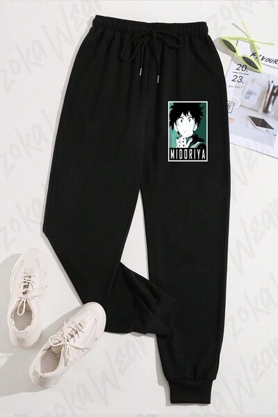 ZOKAWEAR Unisex My Hero Academia Izuku Midoriya X2 Printed Sweatpants