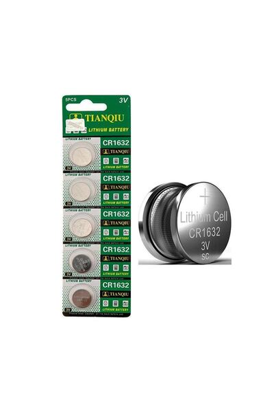 Tradesor Μπαταρίες Λιθίου - CR1632 - 3V - 5pcs - 682313