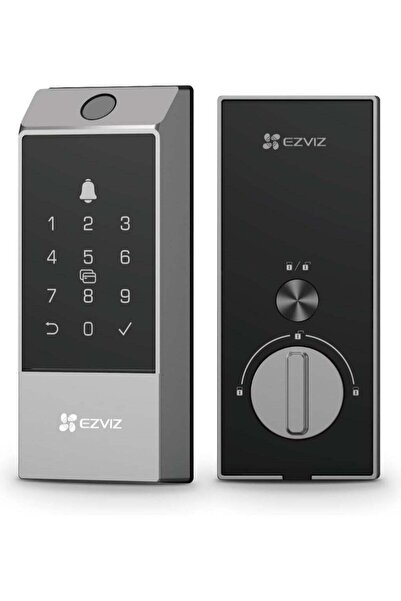 EZVIZ DL04 Pro Smart Door Lock – 5-in-1 Keyless Entry with Fingerprint, Bluet...