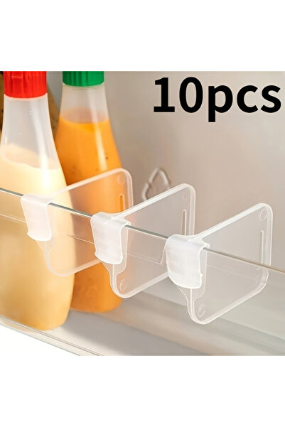 Choice1 10pcs 5/10pcs Adjustable Refrigerator Dividers - Multifunctional Clip...
