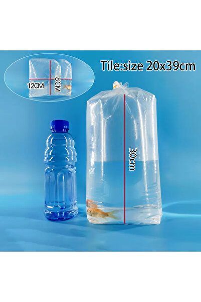 Choice5 C 50PCS 50PCS Aquarium Breathing Bags Flat Bottom Fish & Shrimp Trans...