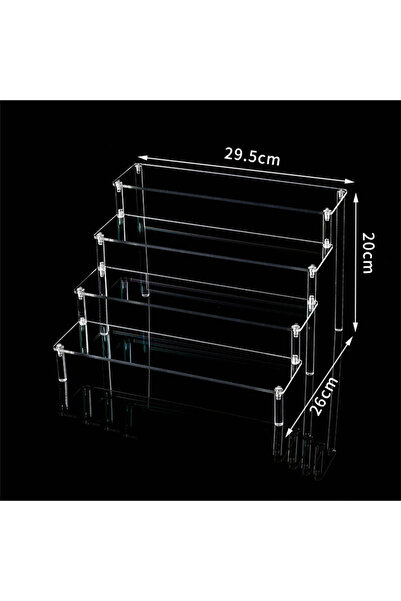 Choice3 4 floor 30cm 1-5Tier Acrylic Display Stand Durable Display Rack For C...