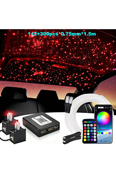 choice2 1-2 300pcs 0.75 1.5m RGBW 16W Split Starlight Headliner Kit, Fiber Op...
