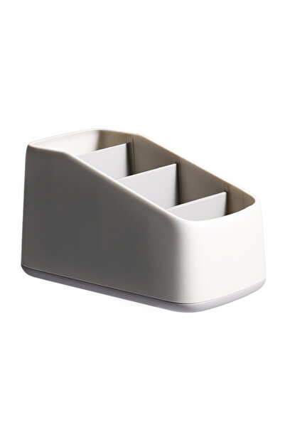 Choice BO165-GY Remote Control Holder 4 Slot Desktop Storage Box Tv Remote Co...