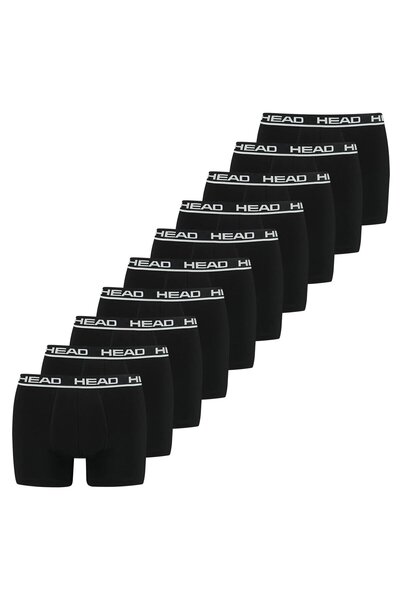 Head Herren Boxershorts, 10er Pack - Basic Boxer Trunks ECOM, Stretch-Baumwolle