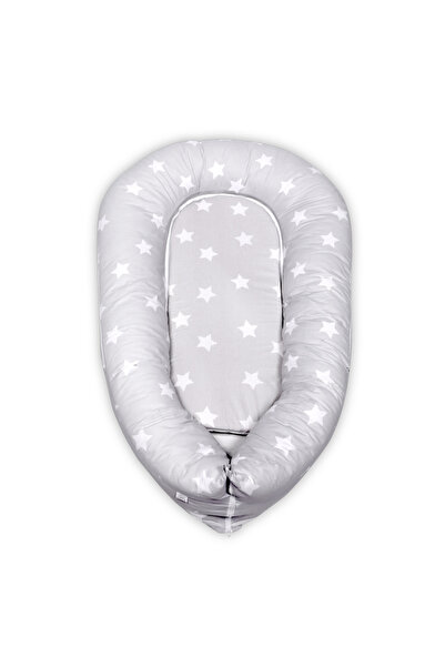 LORELLİ Cuib pentru bebeluși 3 în 1, 110x70x15 cm, husă din bumbac ranforce, Gri