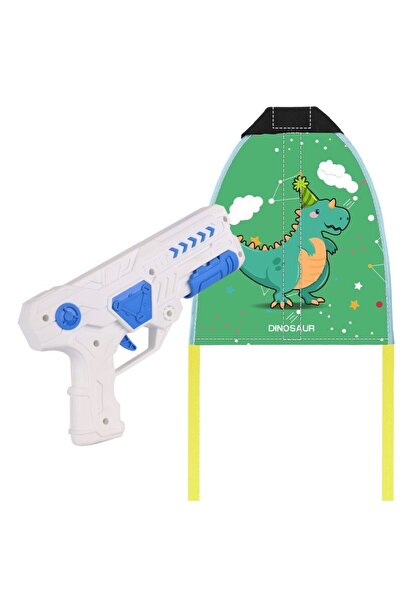 Rao Set 2 Piese Jucarie Interactiva, Pistol de Catapultare + Zmeu, din Plasti...