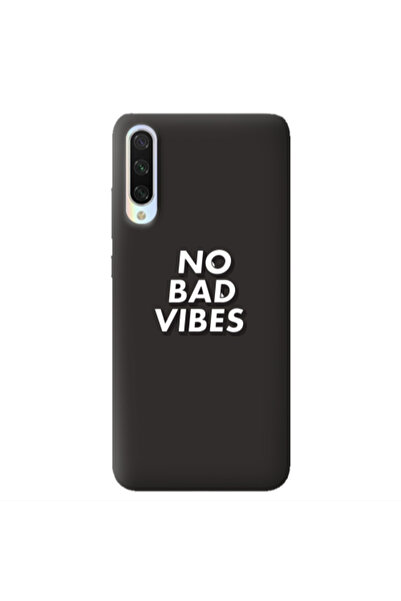 Other Xiaomi Mi 9 Lite No bad vibes Black Colored Silicone TPU Θήκη
