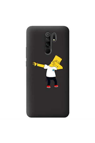 Other Xiaomi Redmi 9 Simpsons2 Black Colored Silicone TPU Θήκη