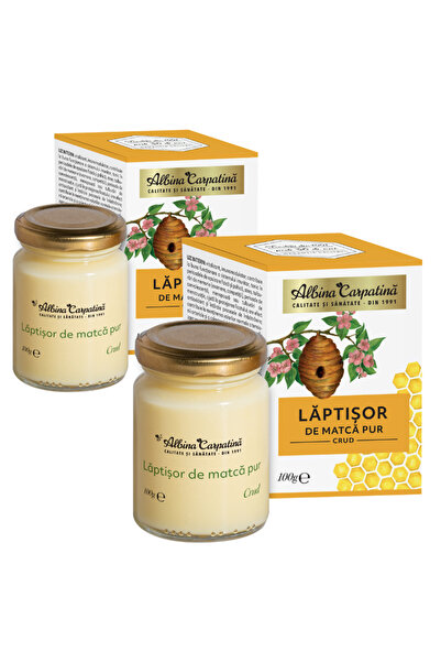 Albina Carpatina Pachet Laptisor de Matca Pur 100g+100g