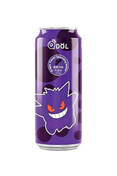 QDOL Pokémon Gengar Grape Flavoured Sparkling Drink 500ml
