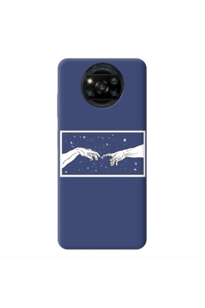 Other Xiaomi Poco X3 /X3 Pro Touch Dark blue Colored Silicone TPU Θήκη