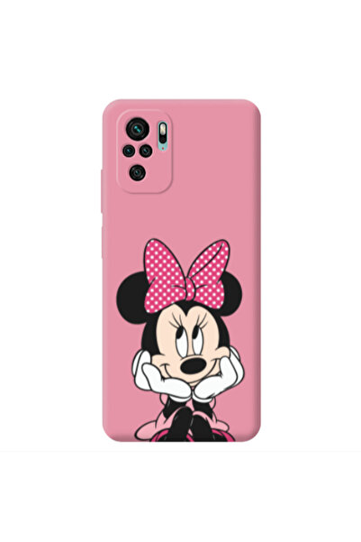 Other Xiaomi Redmi Note 10S Minnie 2 Pink Colored Silicone TPU Θήκη