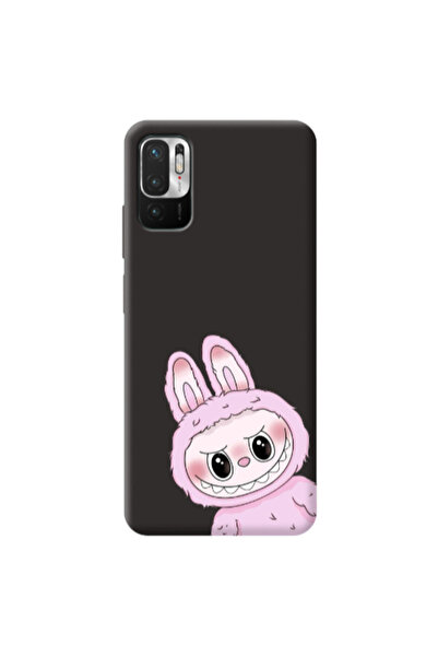 Other Xiaomi Redmi Note 10 Pro 5G Labubu 6 Black Colored Silicone TPU Θήκη