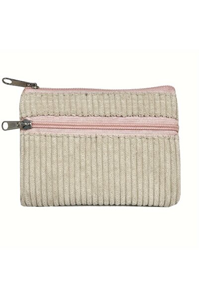 choice2 Champagne Corduroy multi-colored small change bag Key bag Portable ca...