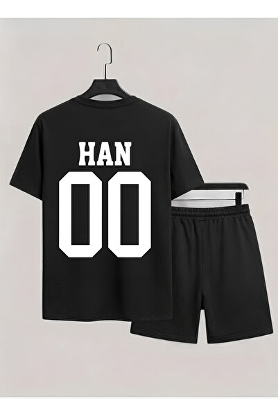 MAGORS Straykids Han Printed 100% Cotton Crewneck Children's T-Shirt-Shorts K...