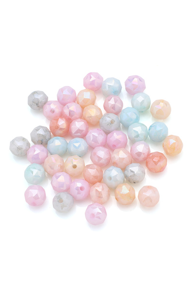 choice2 8mm 70pcs mix 8mm Czech Round Spacer Glass Crystal Loose Beads For Je...