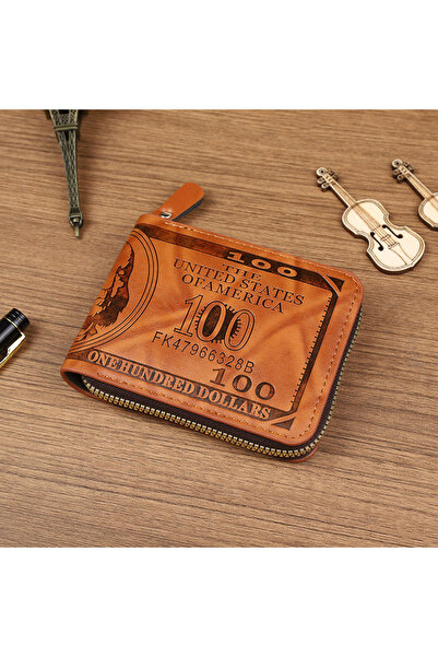 Choice black Leather Men Wallet 2024 Dollar Price Wallet Casual Clutch Money ...