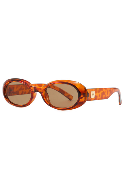 Choice7 Brown 1/5pcs Retro Oval Sunglasses Women Outdoor Riding Shades UV400 ...