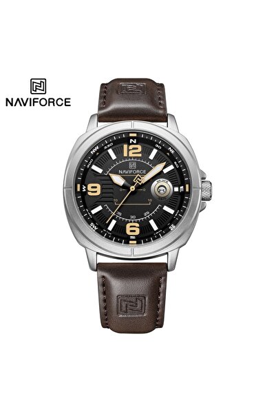 Choice5 ساعة يد رجالية كوارتز من ماركة NAVIFORCE طراز SYDBN عالية الجودة مع ح...