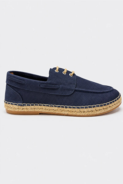 Suren bysrnshoes Rio Bağcıklı Hakiki Deri Erkek Espadril Ayakkabı