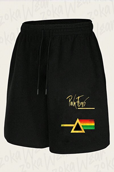 ZOKAWEAR Unisex σορτς με στάμπα Pink Floyd v24