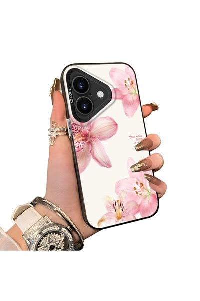 Hontinga حافظة هاتف من السيليكون متوافقة مع iPhone 16، حافظة خلفية صلبة، حافظ...
