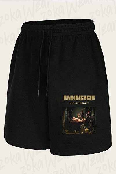 ZOKAWEAR Unisex Rammstein Liebe Ist Für Alle Design Printed Shorts