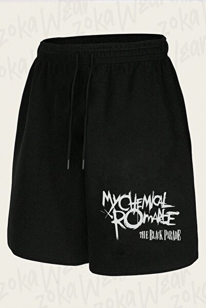 ZOKAWEAR Unisex My Chemical Romance, the Black Parade Design Printed Shorts