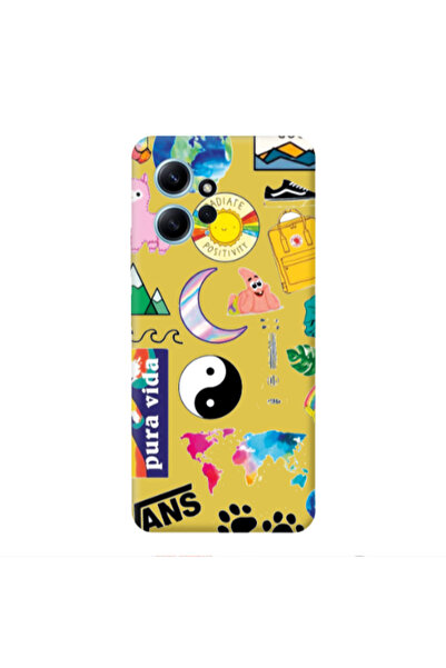 Other Xiaomi Redmi Note 12 4G Vans Yellow Colored Silicone TPU Θήκη