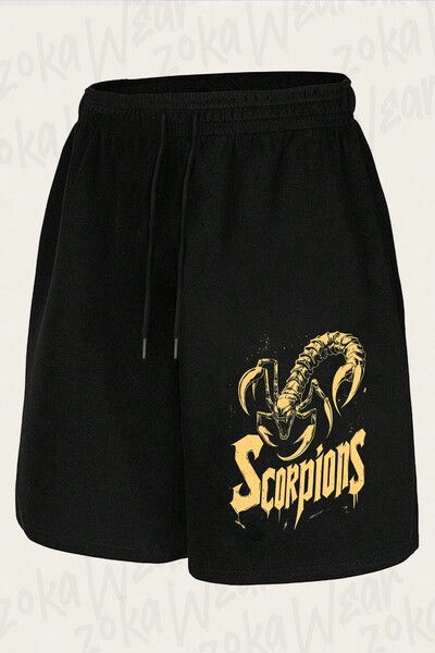 ZOKAWEAR Unisex Scorpions V10 Design Printed Shorts